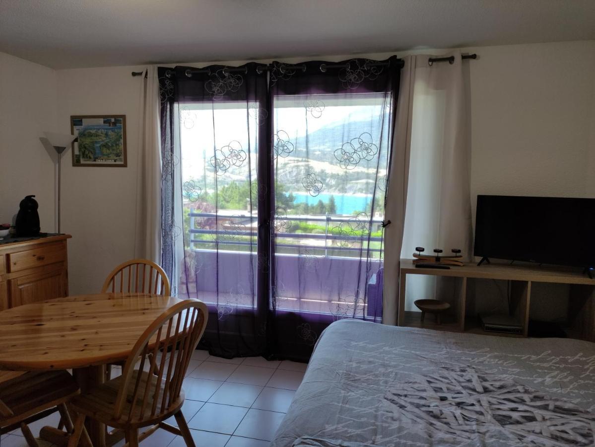 Studio Vue Sur Lac Et Montagne Savines-le-Lac Exterior foto